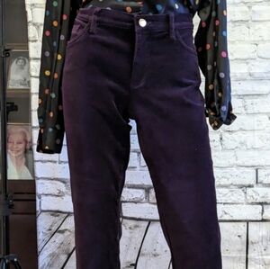 Lauren Ralph Lauren purple velvet pants(31x31)